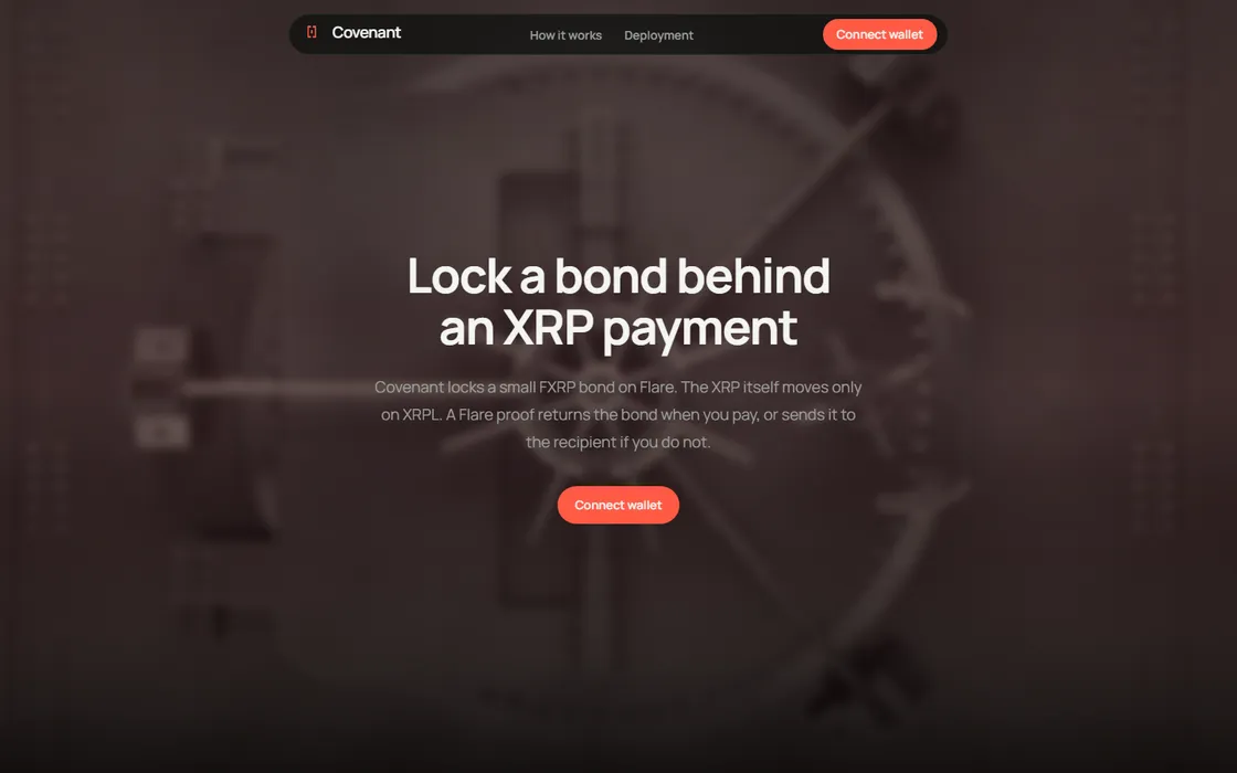 Covenant homepage