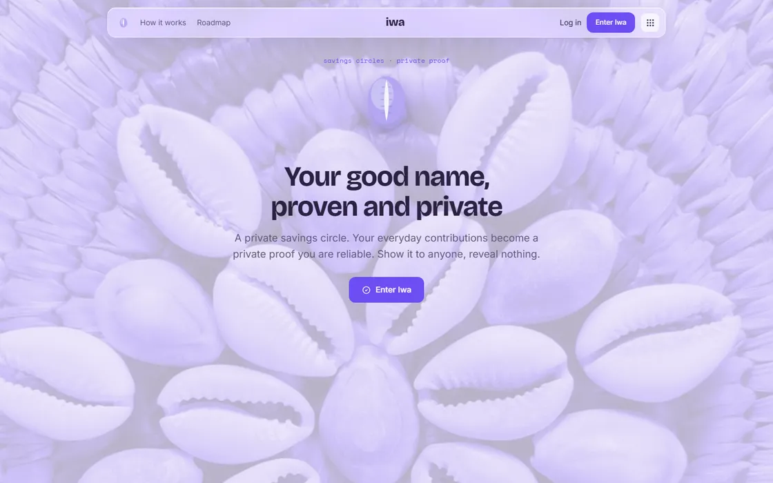 Iwa homepage